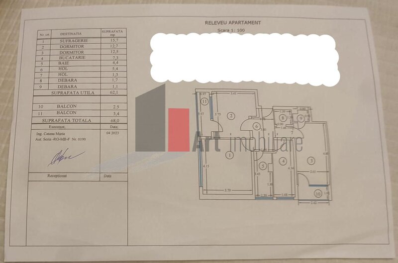 Dimitrie Cantemir, Marasesti, vanzare apartament 3 camere